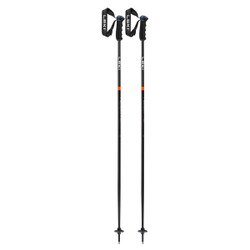 Leki Neolite Airfoil Ski Pole in Black and Orange